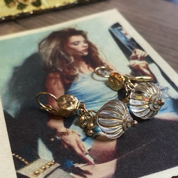 Vintage Jewelry - Vintage Gold Chandelier Earrings EUC